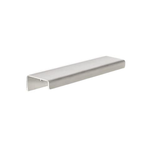 cabinet pulls stainless steel modern|stainless steel cabinet edge pulls.